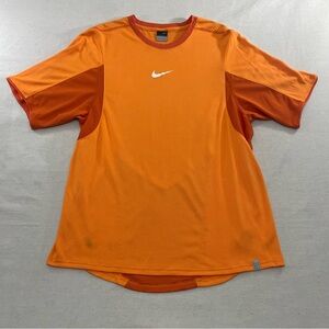 Nike Roger Federer RF 2005 US Open Sphere React Tennis Shirt XL Orange 142711